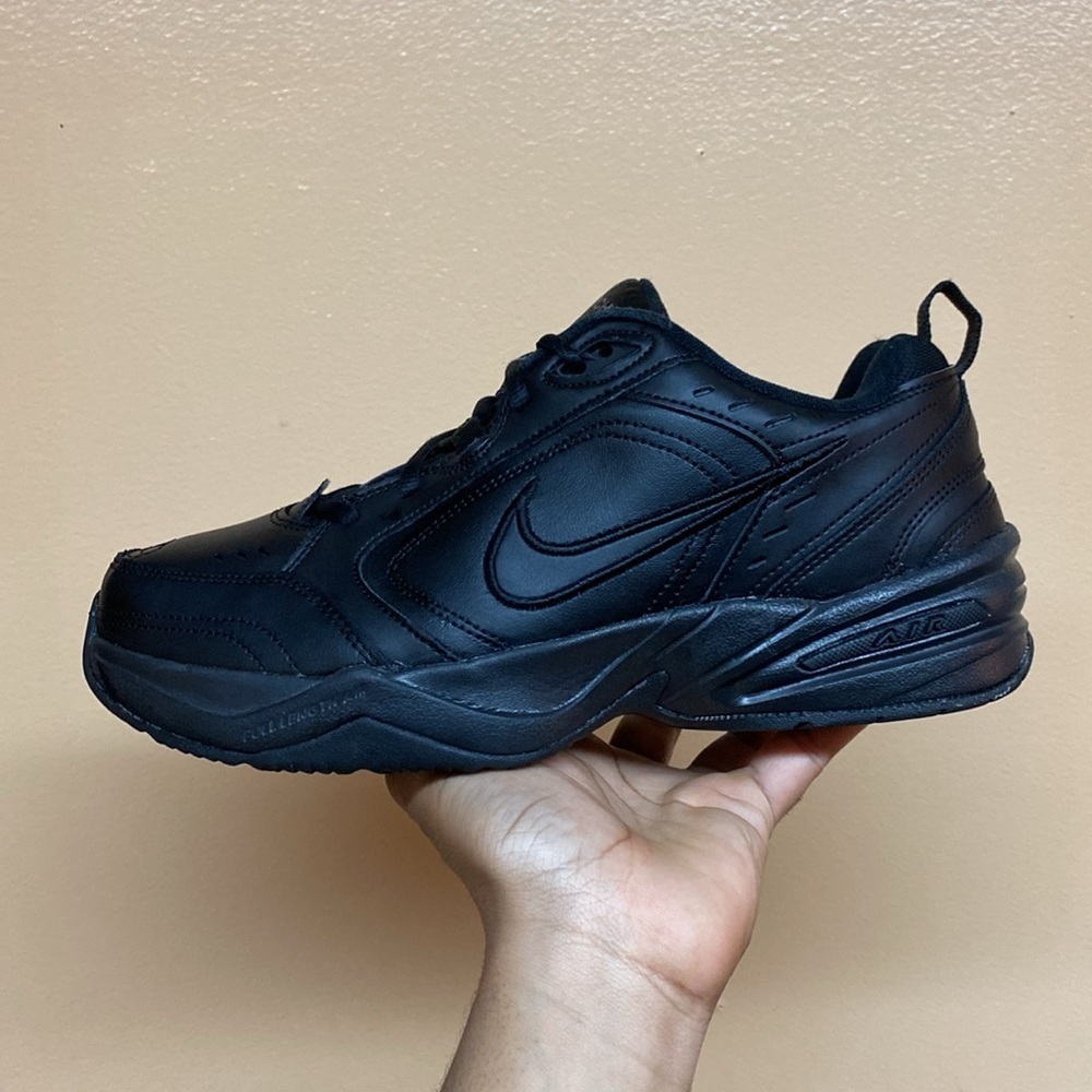 Nike Air Monarch IV “Black Metallic Silver” Size 9.5 Wide 416355-001 - Picture 6 of 17